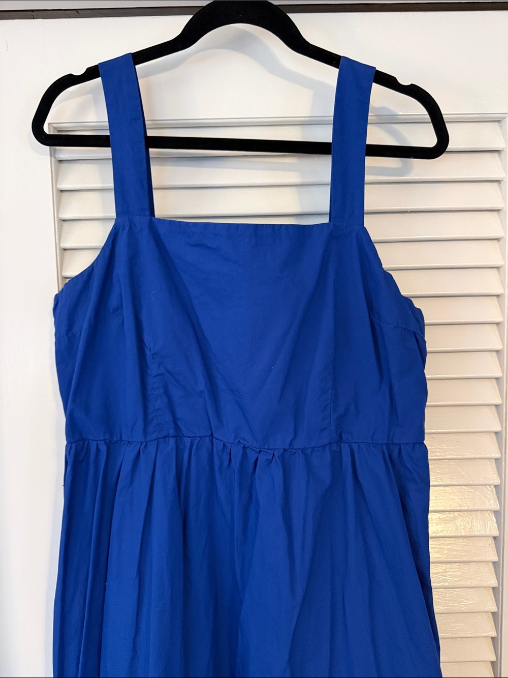 Who What Wear Cobalt Blue Sleeveless Dress